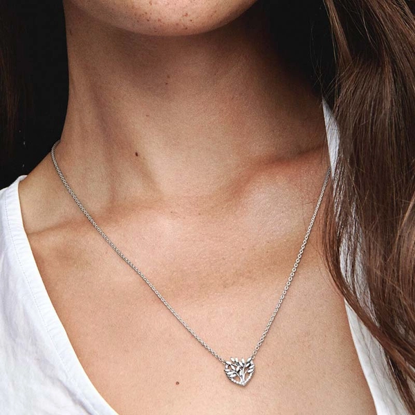 Herz Familienstammbaum Collier-Halskette von PANDORA, Schneller Versand - Nordicspectra.de