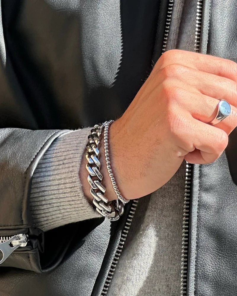 DEXTER Armband Stål - AROCK - Trendiga herrsmycken - Nordic Spectra