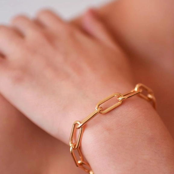 Link Chain Bracelet Gold - Sophie By Sophie - Snabb frakt & paketinslagning - Nordicspectra.se