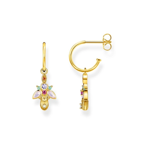 Creolörhängen Skalbagge Guld - Thomas Sabo örhängen - Snabb frakt & paketinslagning - Nordicspectra.se