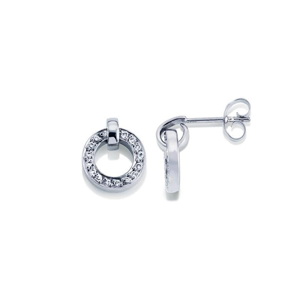 Ring Around & Stars Earrings White Gold - Efva Attling örhängen - Snabb frakt & paketinslagning - Nordicspectra.se