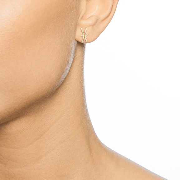 Double Trouble & Stars Ear Gold von Efva Attling, Schneller Versand - Nordicspectra.de