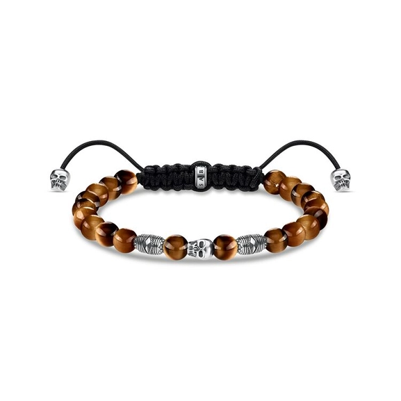 Armband Braun Totenkopf von Thomas Sabo, Schneller Versand - Nordicspectra.de