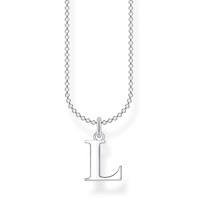 Bokstavshalsband - L - Thomas Sabo halsband - Snabb frakt & paketinslagning - Nordicspectra.se