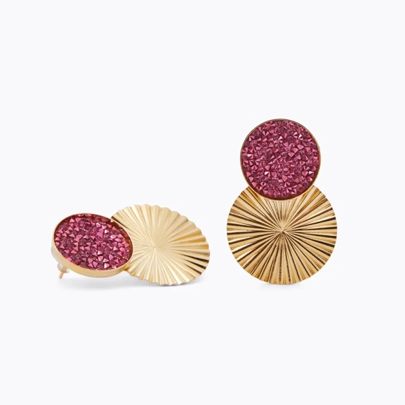 Lizzy Earrings Gold Cal - Caroline Svedbom - Snabb frakt & paketinslagning - Nordic Spectra