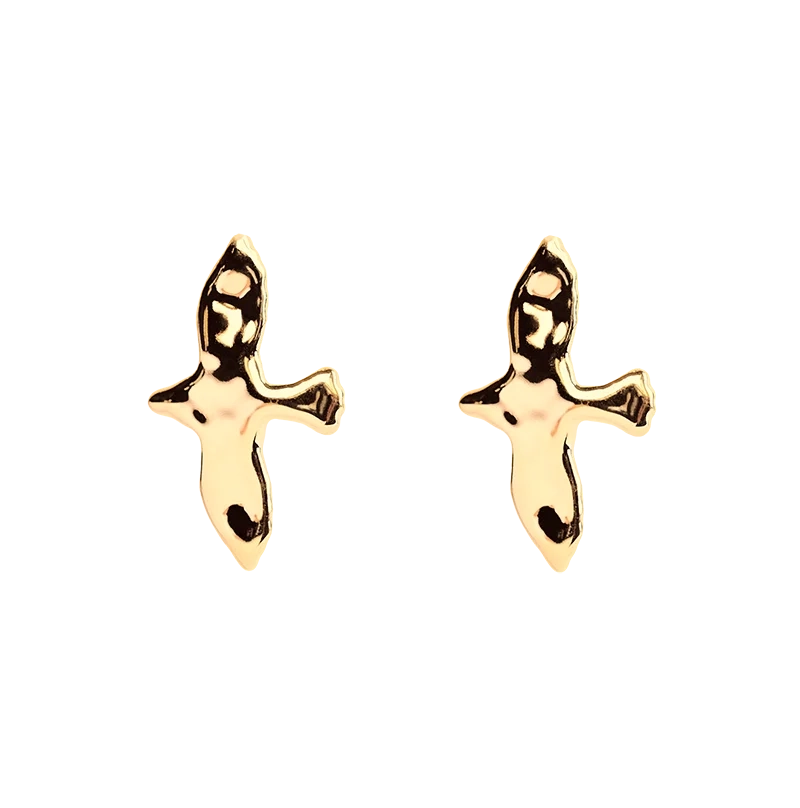 Organic Dove Earrings L Guld - Emma Israelsson - Snabb frakt & paketinslagning - Nordic Spectra