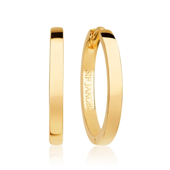 Ellera Pianura Grande Ohrringe Gold von Sif Jakobs