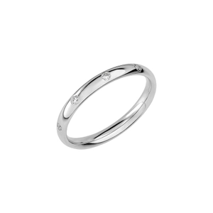 SR2009 White Gold - Wedding & engagement rings - Schalins - Scandinavian design - Nordic Spectra