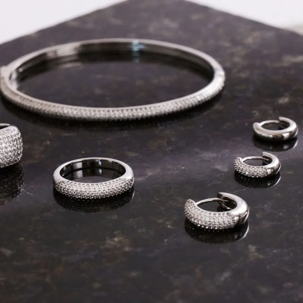 Luxe Hoops Silver - Edblad - Snabba leveranser - Gratis paketinslagning