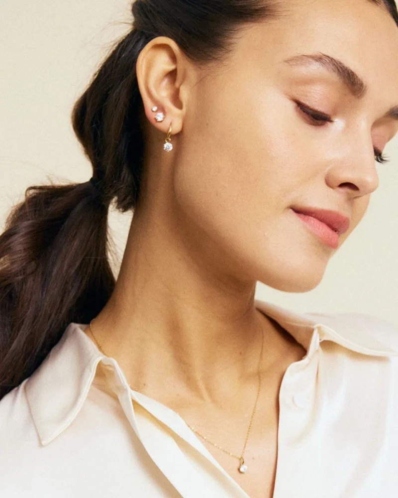 Crown Studs L Gold - Edblad - Snabb frakt & paketinslagning - Nordic Spectra