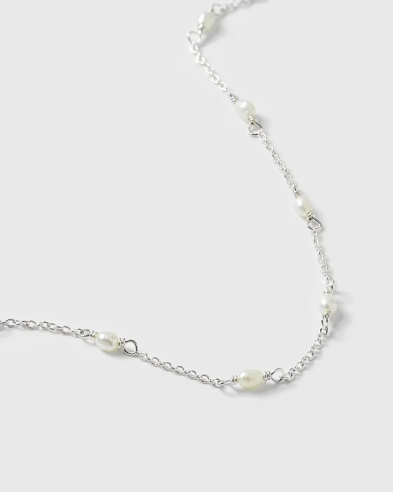 Treasure Multi Pearl Bracelet Silver - Syster P - Snabb leverans & Gratis paketinslagning - Nordic Spectra