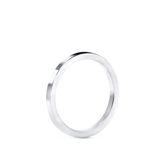 1946 Ring Rak 2 mm Platina - Nordic Spectra - Förstärker livets stora händelser - Nordic Spectra