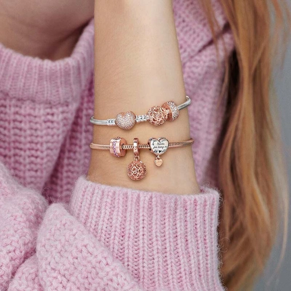 All Over-Herzen Charm von PANDORA, Schneller Versand - Nordicspectra.de