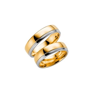 Basel Gold/White Gold - Wedding & engagement rings - Schalins - Scandinavian design - Nordic Spectra