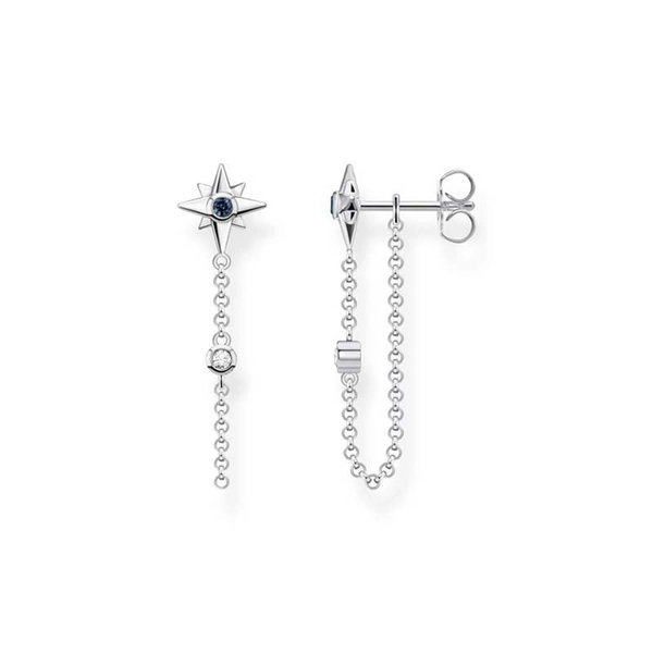 Ohrringe Royalty Stern Mit Steinen Silber von Thomas Sabo, Schneller Versand - Nordicspectra.de