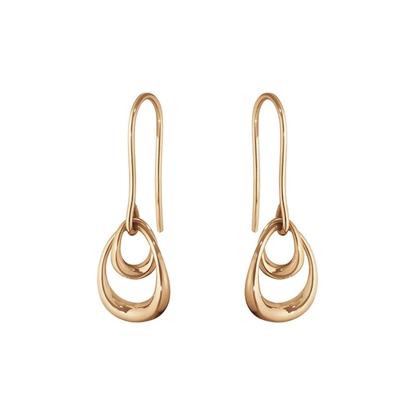 Offspring Örhängen på Krok med Hänge Roséguld - Georg Jensen örhängen - Snabb frakt & paketinslagning - Nordicspectra.se