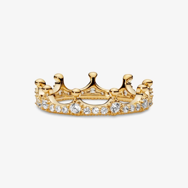 Clear Sparkling Crown Sormus - PANDORA - Suuri valikoima & ilmainen lahjapaketointi - Nordicspectra.fi