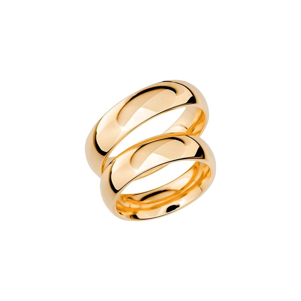 SR1014-6 Gold - Wedding & engagement rings - Schalins - Scandinavian design - Nordic Spectra