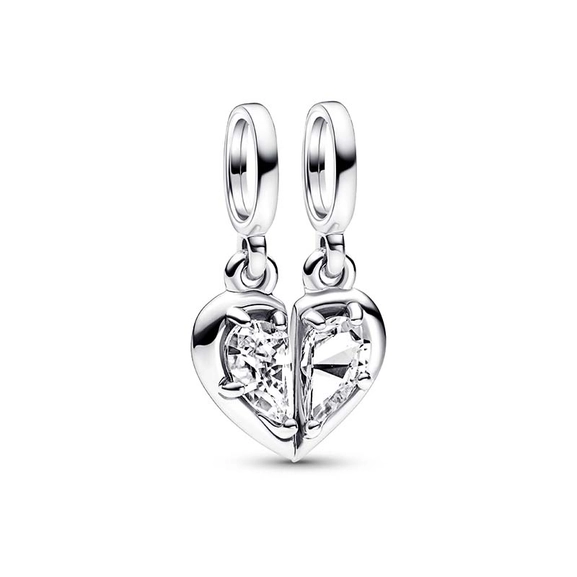 Teilbarer Mutter & Tochter Charm-Anhänger von PANDORA, Schneller Versand - Nordicspectra.de