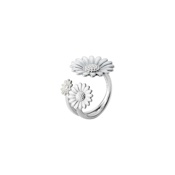 Daisy x Stine Goya Weiß Ring von Georg Jensen, Schneller Versand - Nordicspectra.de