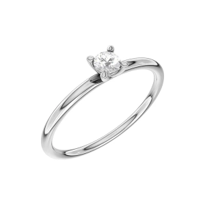 Aure 1D White Gold - Wedding & engagement rings - Schalins - Scandinavian design - Nordic Spectra