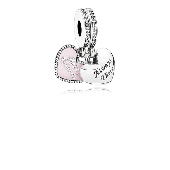 Always There Herz-Charm-Anhänger von PANDORA, Schneller Versand - Nordicspectra.de