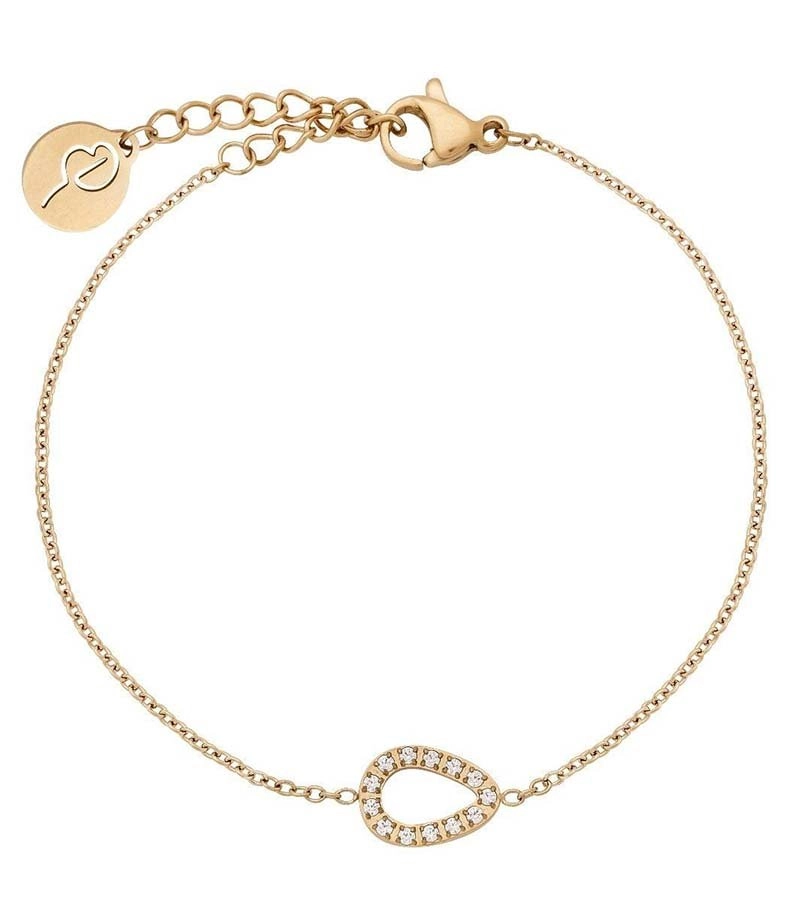 Sander Contour Bracelet CZ Gold - Edblad - Snabb frakt & paketinslagning - Nordicspectra.se