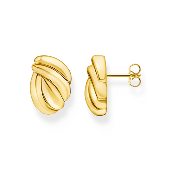 Ohrstecker organische Formen vergoldet - Thomas Sabo - Nordic Spectra