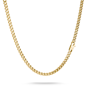 Rebel Armor 7 mm Stahlhalskette Gold - Thomas Sabo - Nordic Spectra