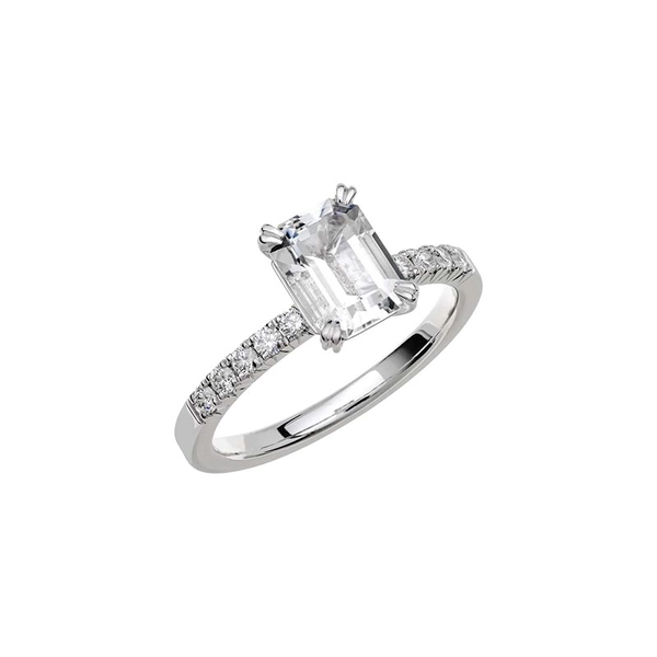 Fairytale 2 Snow White Beryl White Gold - Wedding & engagement rings - Schalins - Scandinavian design - Nordic Spectra