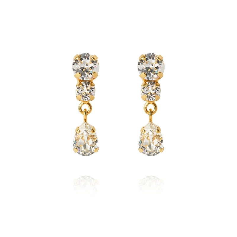 Caroline Svedbom - My Day Earrings Gold Crystal