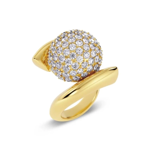 Bead Sparkle Ring Gold - Edblad - Snabb leverans - Gratis paketinslagning