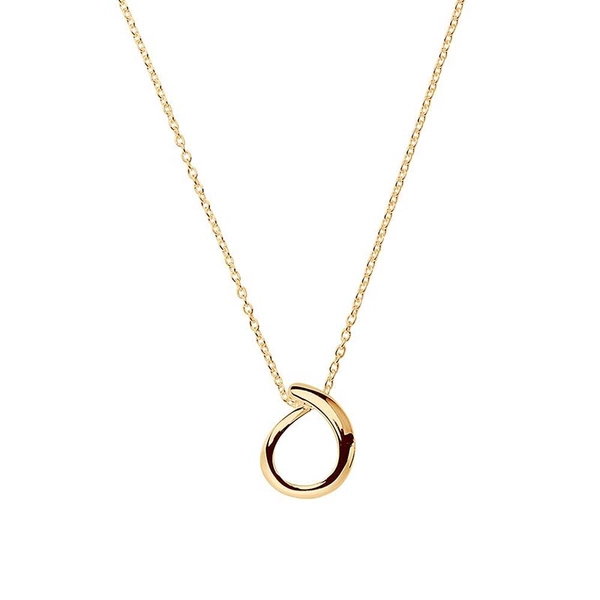 Ocean Small Single Necklace Gold - Drakenberg Sjölin Halsband - Snabb frakt & paketinslagning - Nordicspectra.se