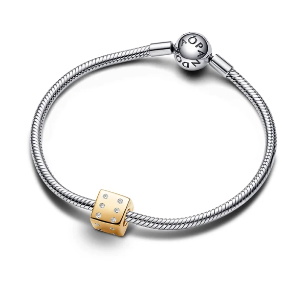 Funkelnder Würfel Charm - PANDORA - Nordic Spectra