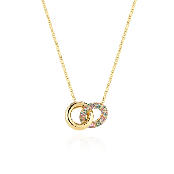 Carrara Due Piccolo Halskette Mix Gold von Sif Jakobs