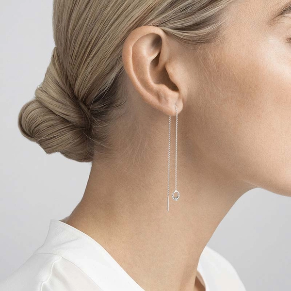 Magic Einzelner Ohrring Weißgold von Georg Jensen, Schneller Versand - Nordicspectra.de