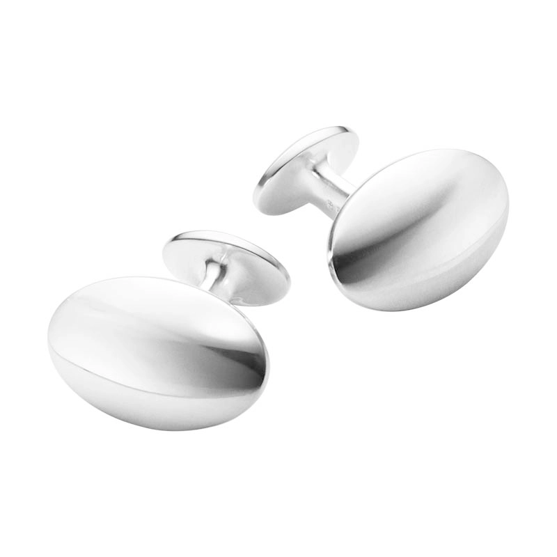 Georg Jensen - Men's Classic Oval Manschettknappar