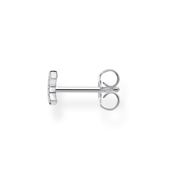 Einzel Ohrstecker Mond Pavé Siber von Thomas Sabo, Schneller Versand - Nordicspectra.de