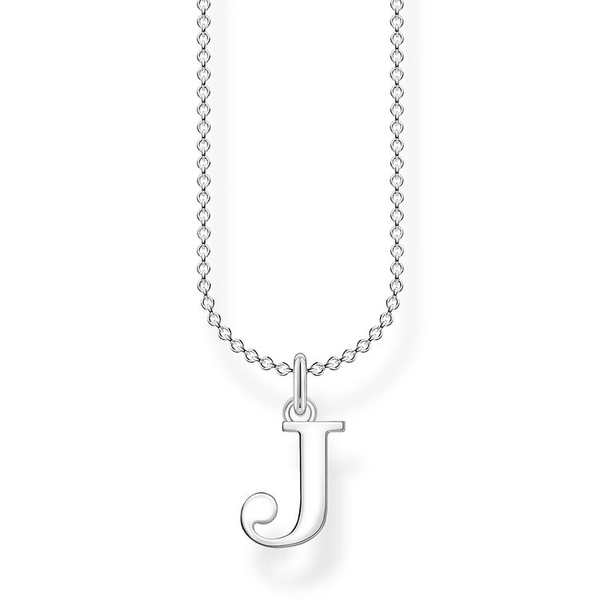 Kette Buchstabe Silber - J von Thomas Sabo, Schneller Versand - Nordicspectra.de