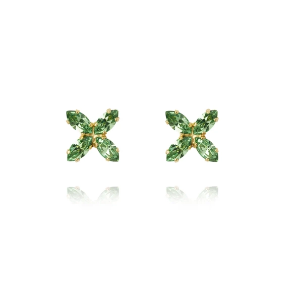 Crystal Star Earrings Gold Peridot - Caroline Svedbom - Nopea toimitus ja lahjapakkaus - Nordic Spectra
