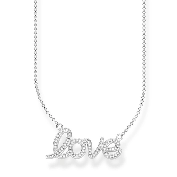 Halsband Glittrande Love - Thomas Sabo halsband - Snabb frakt & paketinslagning - Nordicspectra.se