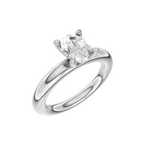 Aure 8D White Gold - Wedding & engagement rings - Schalins - Scandinavian design - Nordic Spectra
