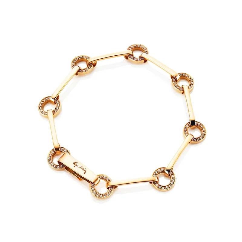 Efva Attling - Ring Chain & Stars Bracelet Gold