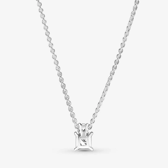 Sparkling Collier Round & Square Halsband med Hängsmycke - PANDORA - Snabb frakt & paketinslagning - Nordicspectra.se