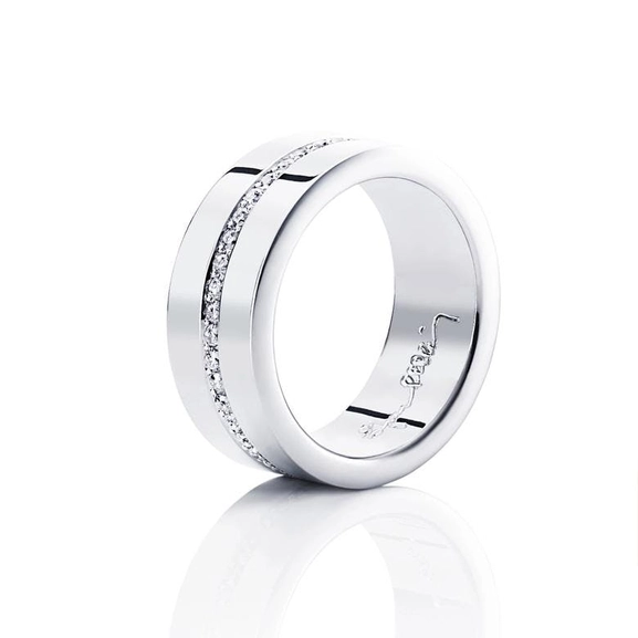 Wide & Stars Ring White Gold - Efva Attling ringar - Snabb frakt & paketinslagning - Nordicspectra.se