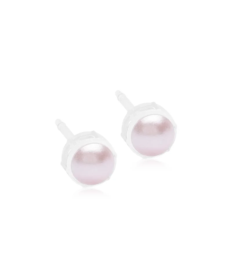 Blomdahl - MP Bezel Pearl 6 mm Light Rose