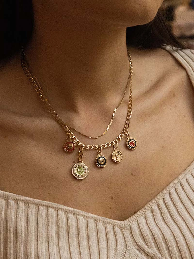 Karen Necklace Gold - Maria Black - Snabb frakt & paketinslagning - Nordic Spectra
