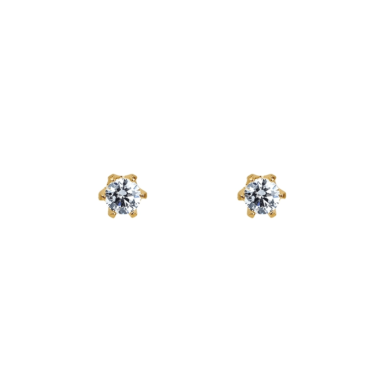 Emma Israelsson - Princess Ear Pin 4 mm Gold