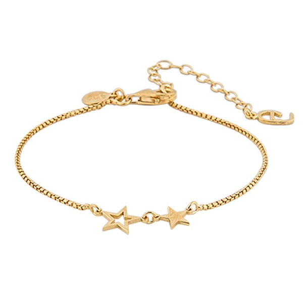 Double Star Bracelet Gold -CU Jewellery - Snabb frakt & paketinslagning - Nordicspectra.se
