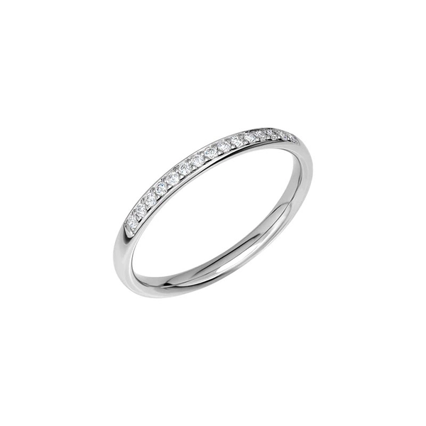 Glint A03 White Gold - Wedding & engagement rings - Schalins - Scandinavian design - Nordic Spectra